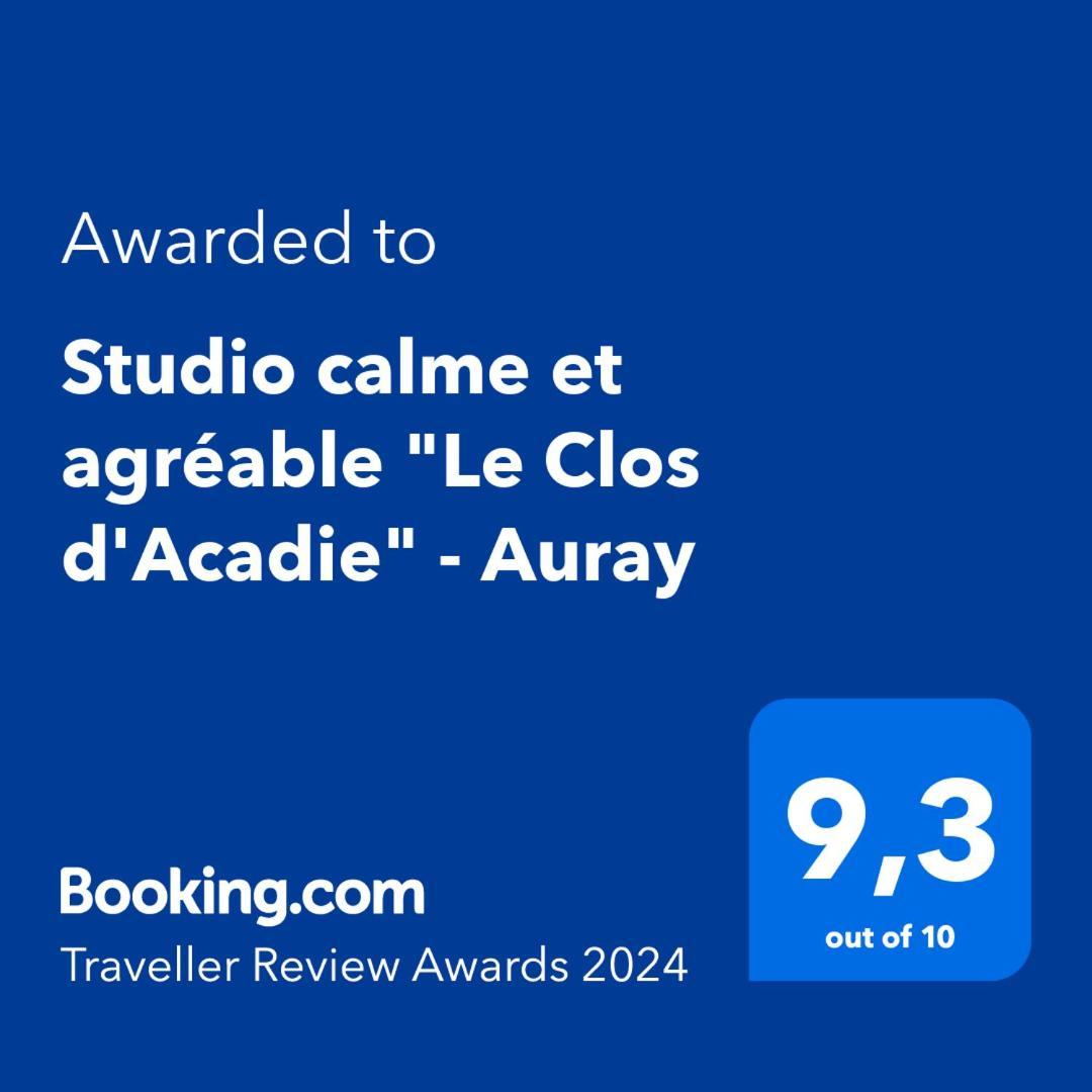 Studio Calme Et Agreable "Le Clos D'Acadie" - Auray Exterior foto